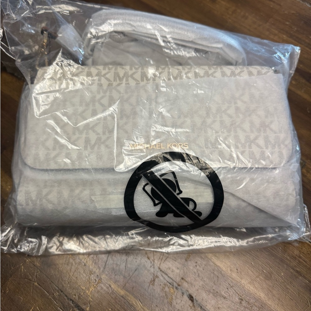 Michael Kors White Handbag